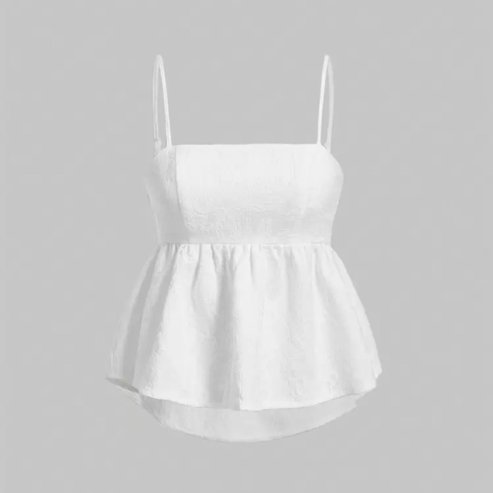 Elegant White Sleeveless Top